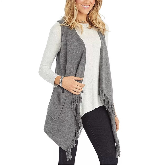 Democracy Jackets & Blazers - Democracy fringed vest